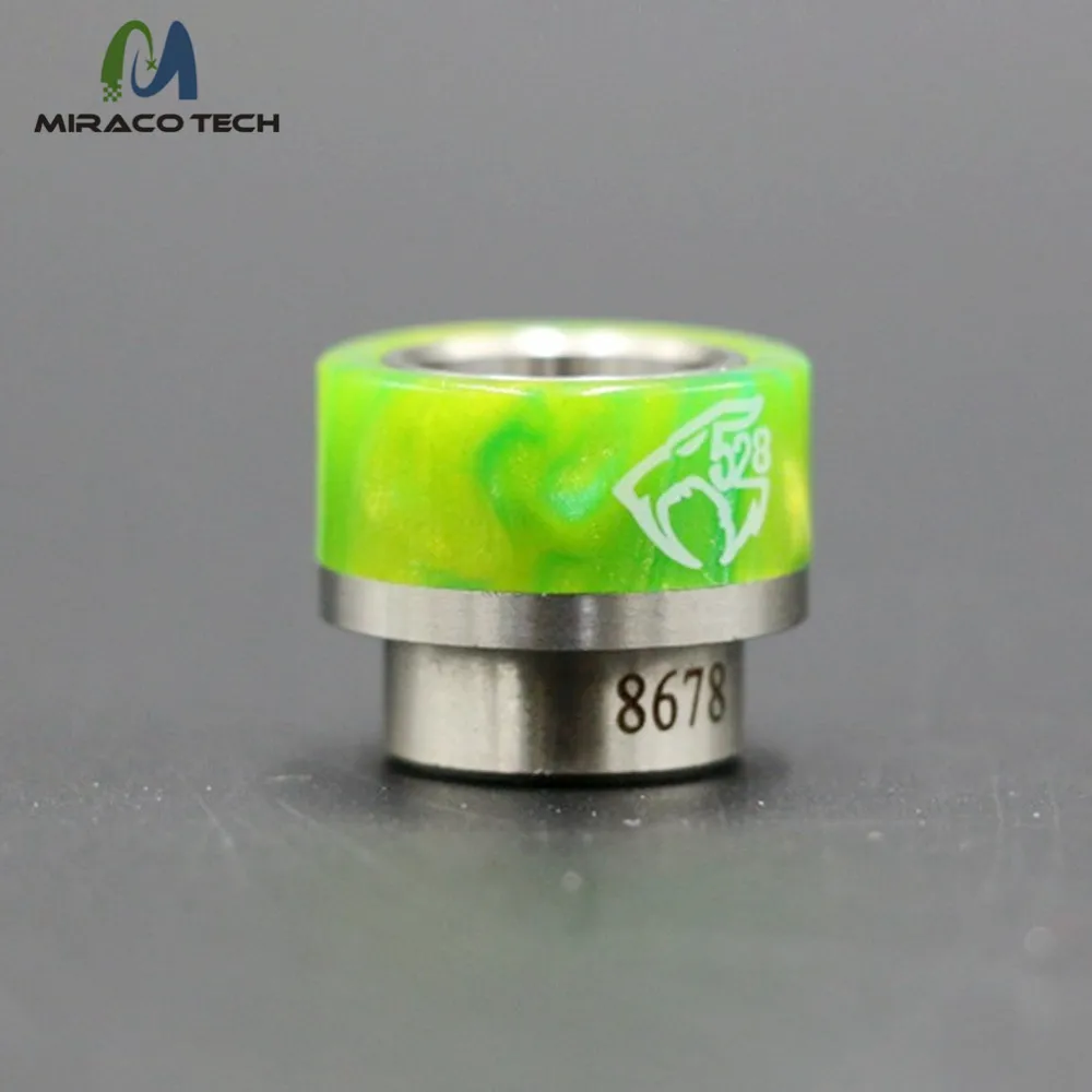 
Foggyman Epoxy Resin 810 Drip Tip E cigarette 810 Vape Mouthpiece for Kennedy Goon 528 RDA Atomizer 