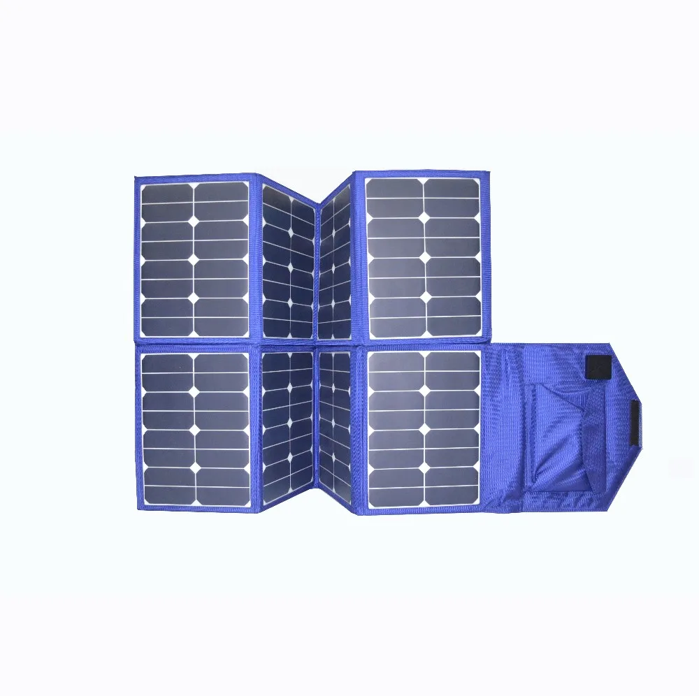 
 Складное портативное зарядное устройство с солнечной панелью для портативной электростанции и автомобильного аккумулятора, комплекты солнечных зарядных устройств с контроллером 20 А  