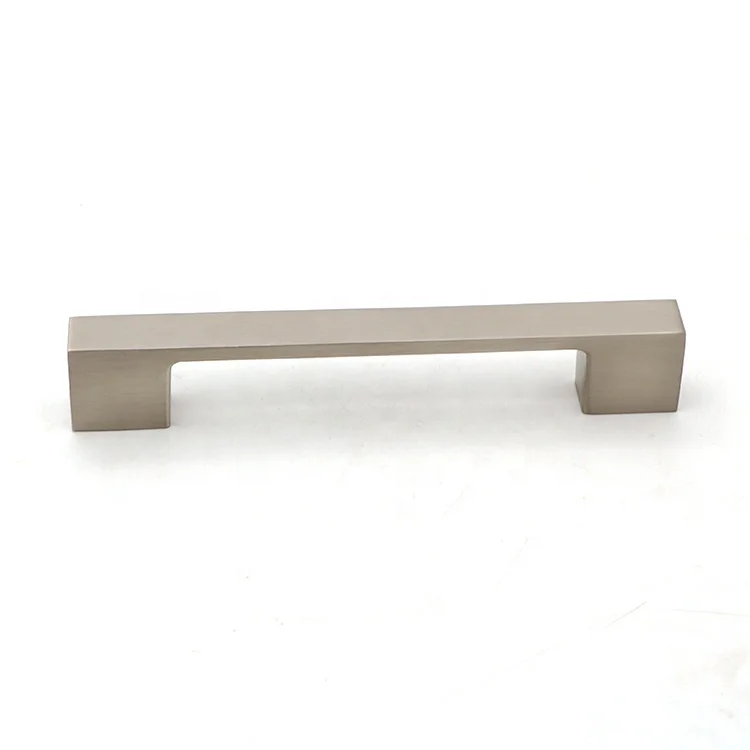 Modern simple square Customized Aluminum Kitchen furniture hardware door pulls dresser drawer cabinet handles