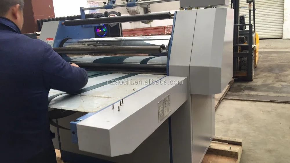YDFM-920A hot manual feeder laminating machine with heating roller for paper