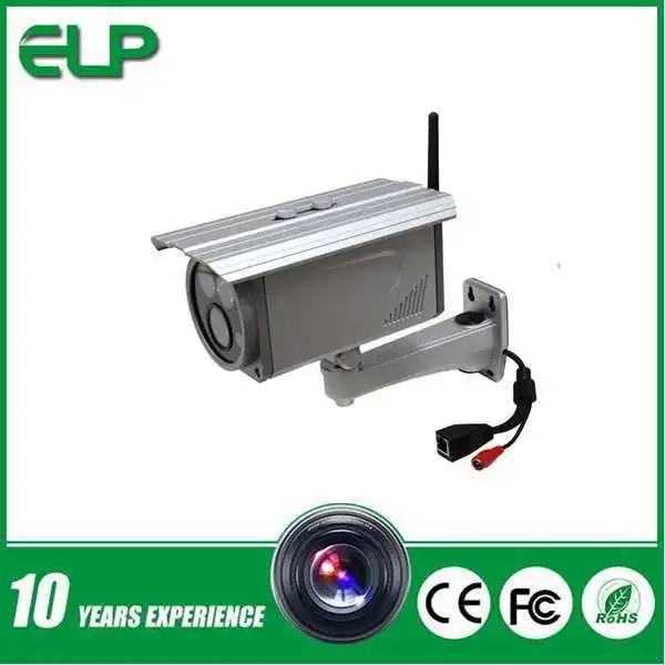 Уличная водонепроницаемая массив LED cmos беспроводная ip камера видеонаблюдения с датчиком движенияELP-IP1810PAW