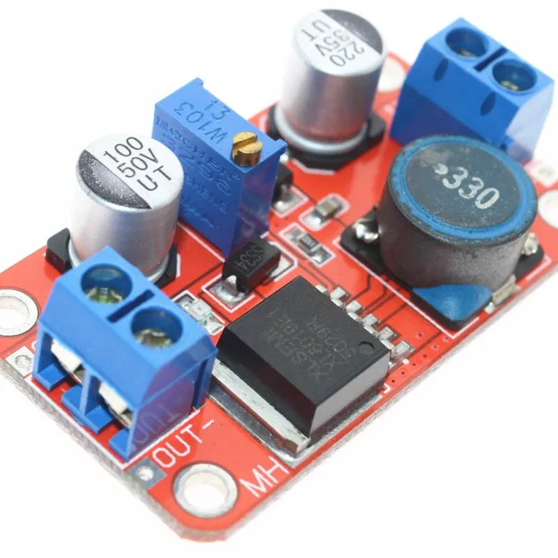 10PCS DC-DC Booster module Power supply module output adjustable Super LM2577 XL6009 step-up module output 5V 12V 24V adjustabl