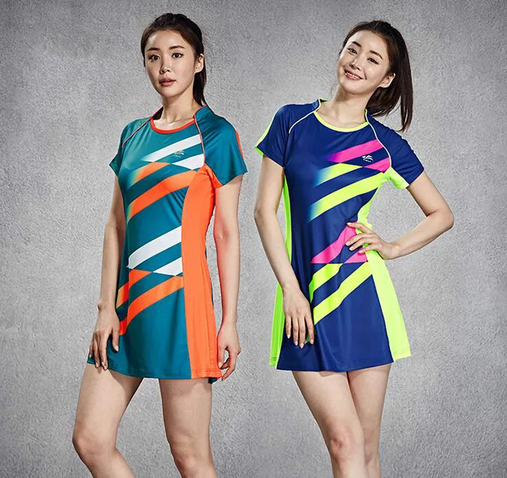 Custom sport wear quick dry women tennis wear badminton wear