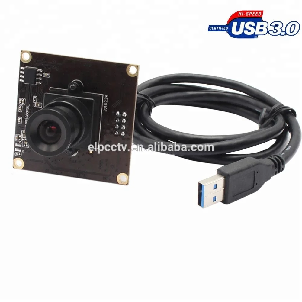ELP Driver Free USB3.0 Webcam HD UVC 2MegaPixels MJPEG YUYV 50fps 1080P Mini USB 3.0 Camera With Sony IMX291 Sensor