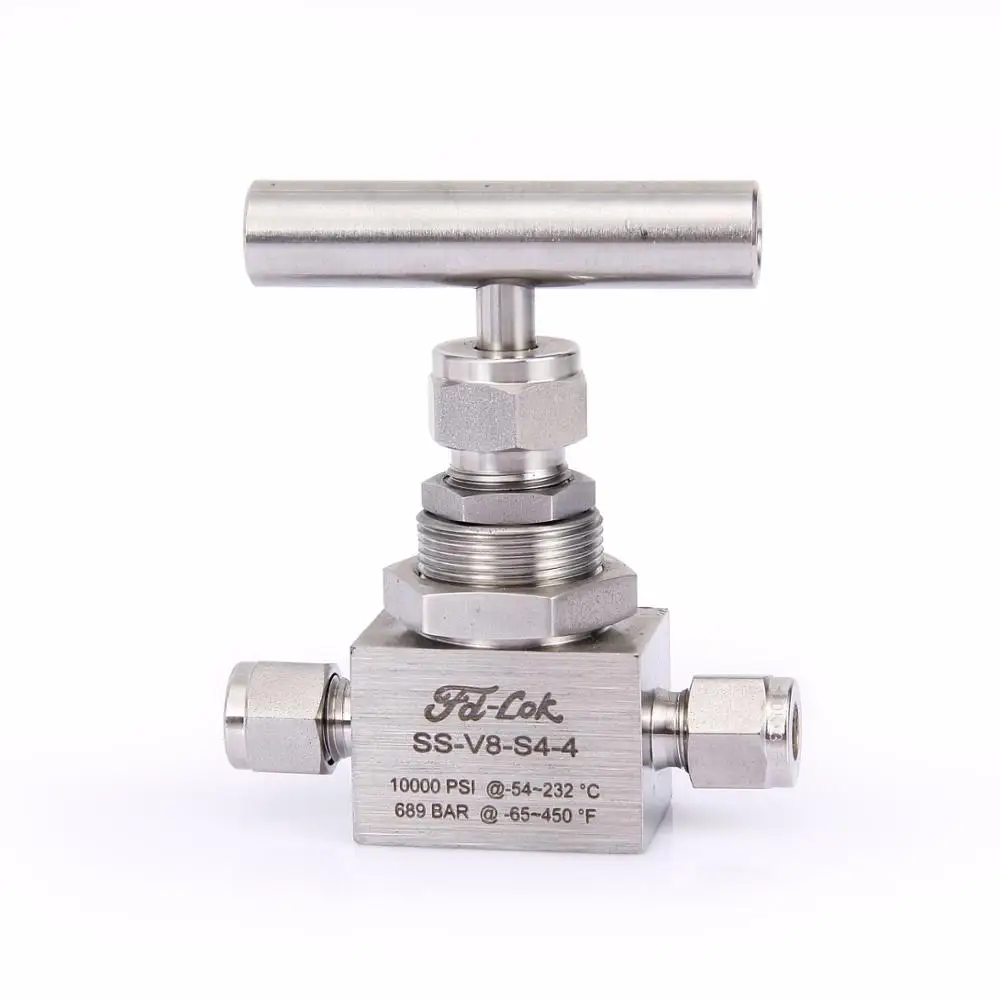 Игольчатый клапан из нержавеющей стали, игольчатый клапан SS316 15000 psi, игольчатый клапан высокого давления