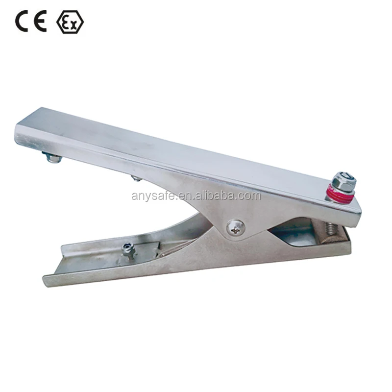 Heavy duty static grounding clamp