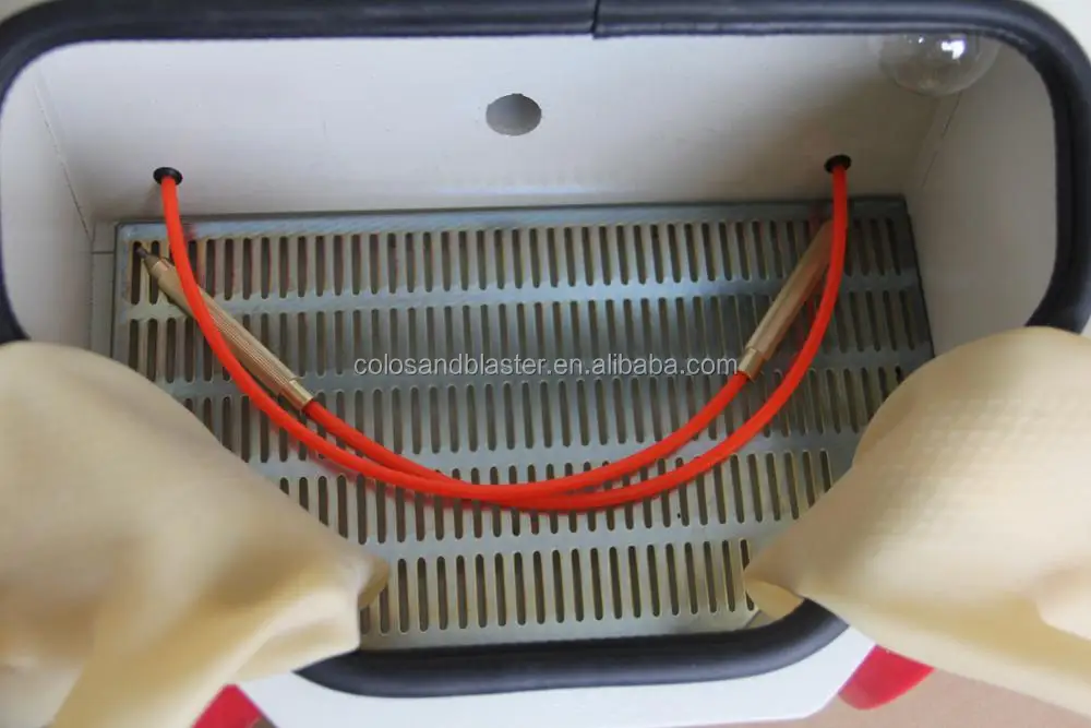 
Dental sandblaster with twin tank 