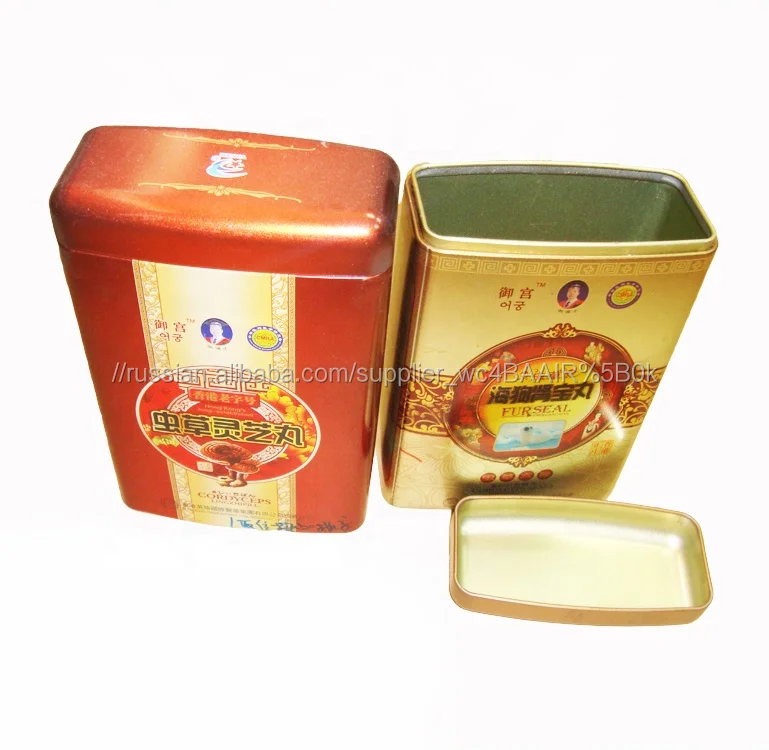 Производитель Горячее предложение одежда высшего качества 100 г чай упаковка олова коробка для еда подарок хранения