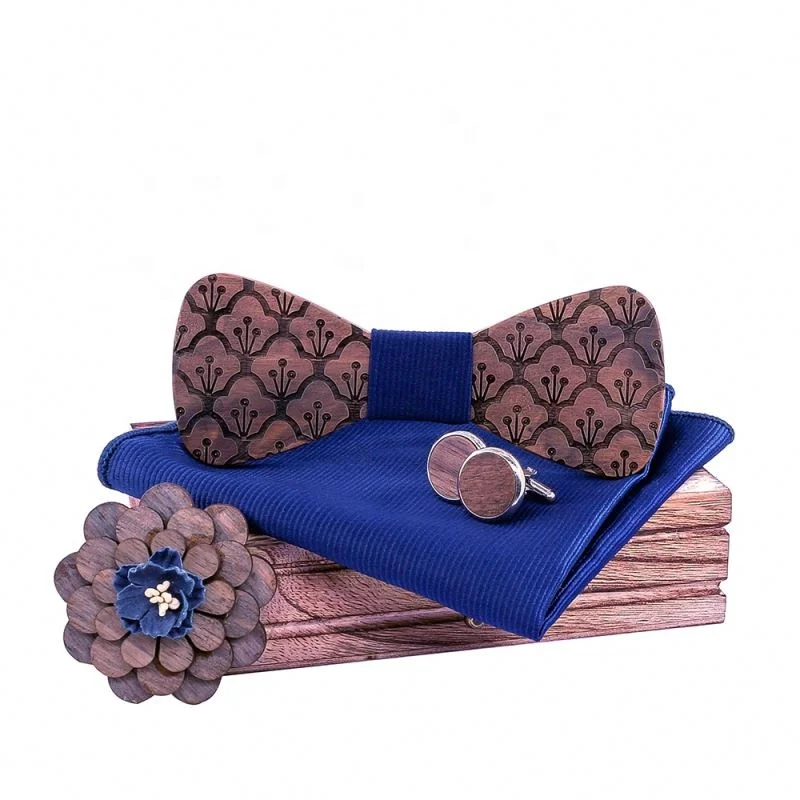 
New Fashion Hollow Wood Bow Ties for Men Wedding Suits Wooden Bow Tie Butterfly Shape Bowknots Gravatas Slim Cravat 