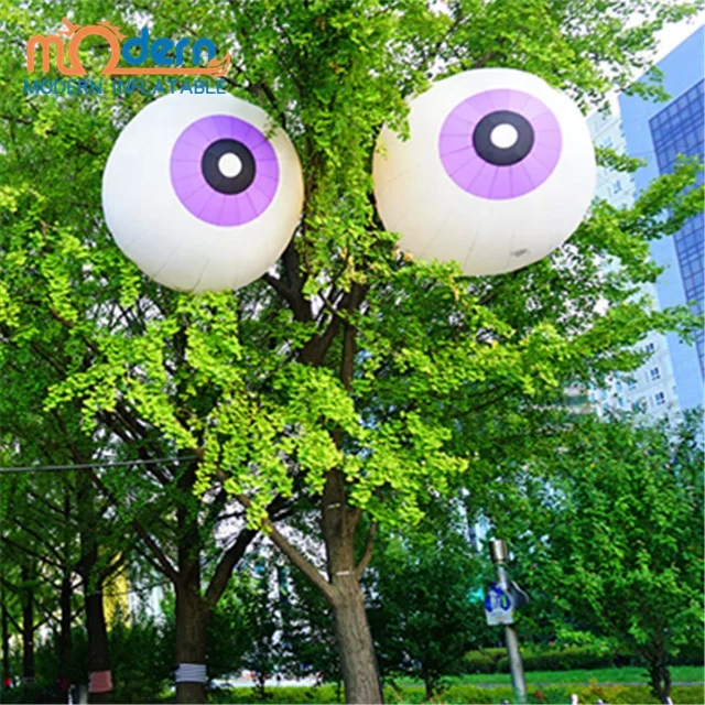 1.5m hanging lighting inflatable eyeball