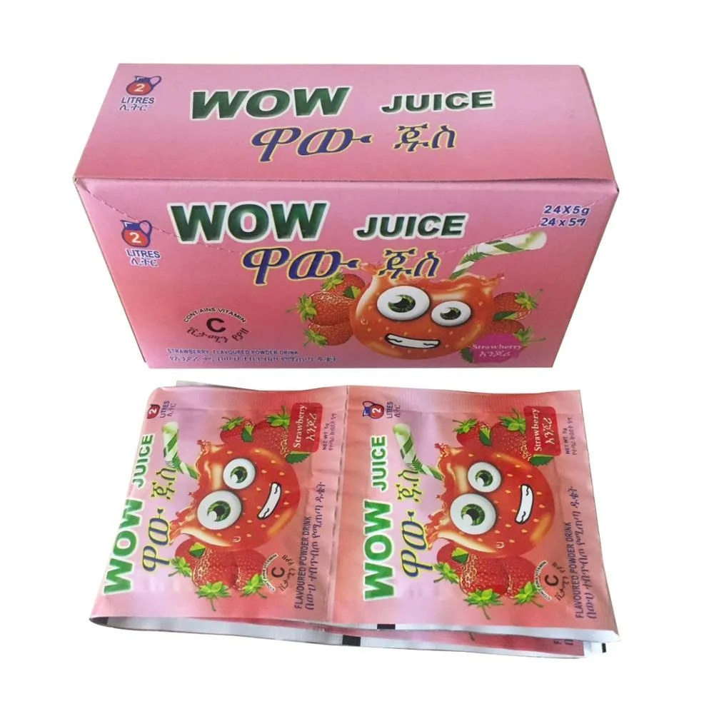 Instant orange lime juice powder pop jus drink