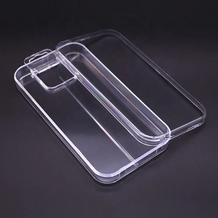Mobile phone case with hook packaging box, customized wholesale transparent plastic packaging box