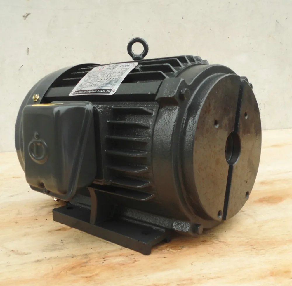 1HP 0.75 kw 3 Phase Induction Electric Motor for Hydraulic Pump