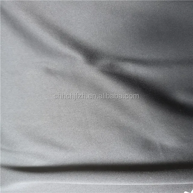 Knitted Interlock Polyester Fabric Moisture Wicking Polyester Interlock Fabric For Sportswear Tshirt