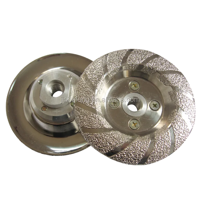 Vacuum brazed diamond grinding disc cup wheel for stone,china grinding wheel