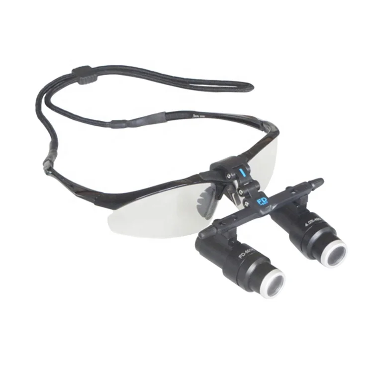 head strap Galileo magnifier 2.5X surgical dental loupes light