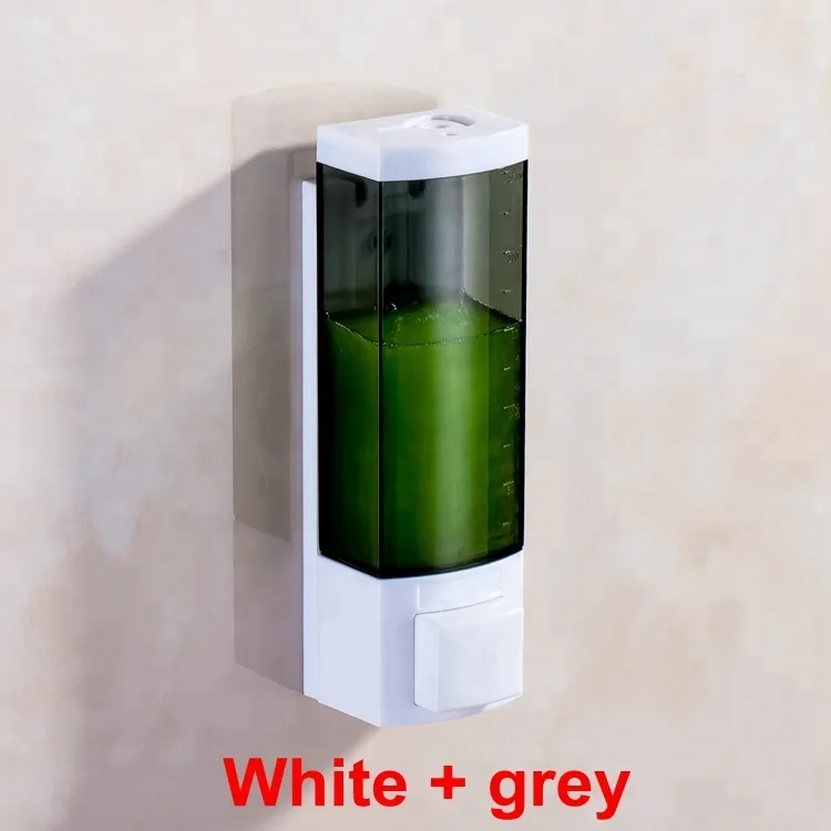 Wall Mounted 250ml Lockable Plastic Manual Liquid Soap Dispenser Shampoo Hand Washing Sanitizer Shower Bath Cream Container