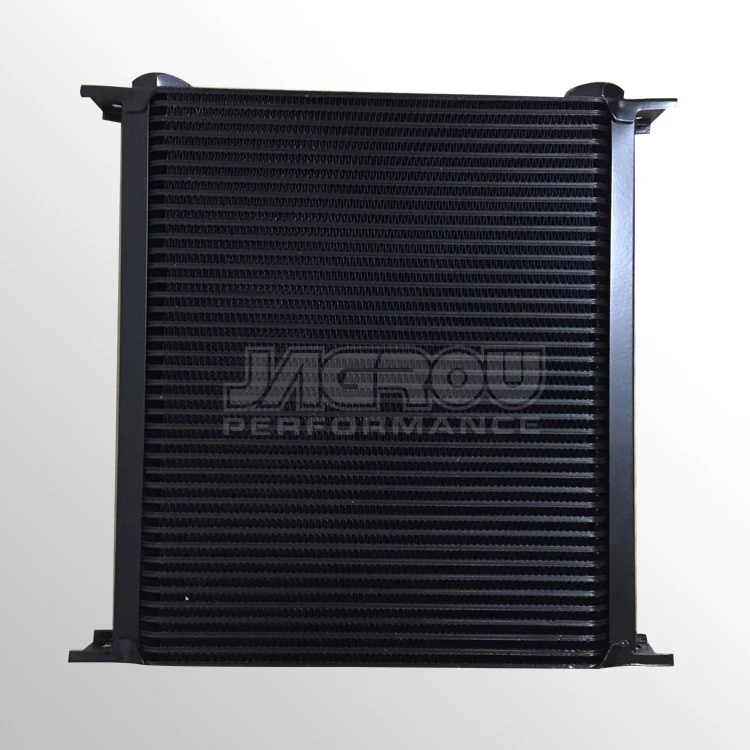 Универсальный Алюминиевый Двигатель Трансмиссия 40 Ряд Масляный Радиатор Черный