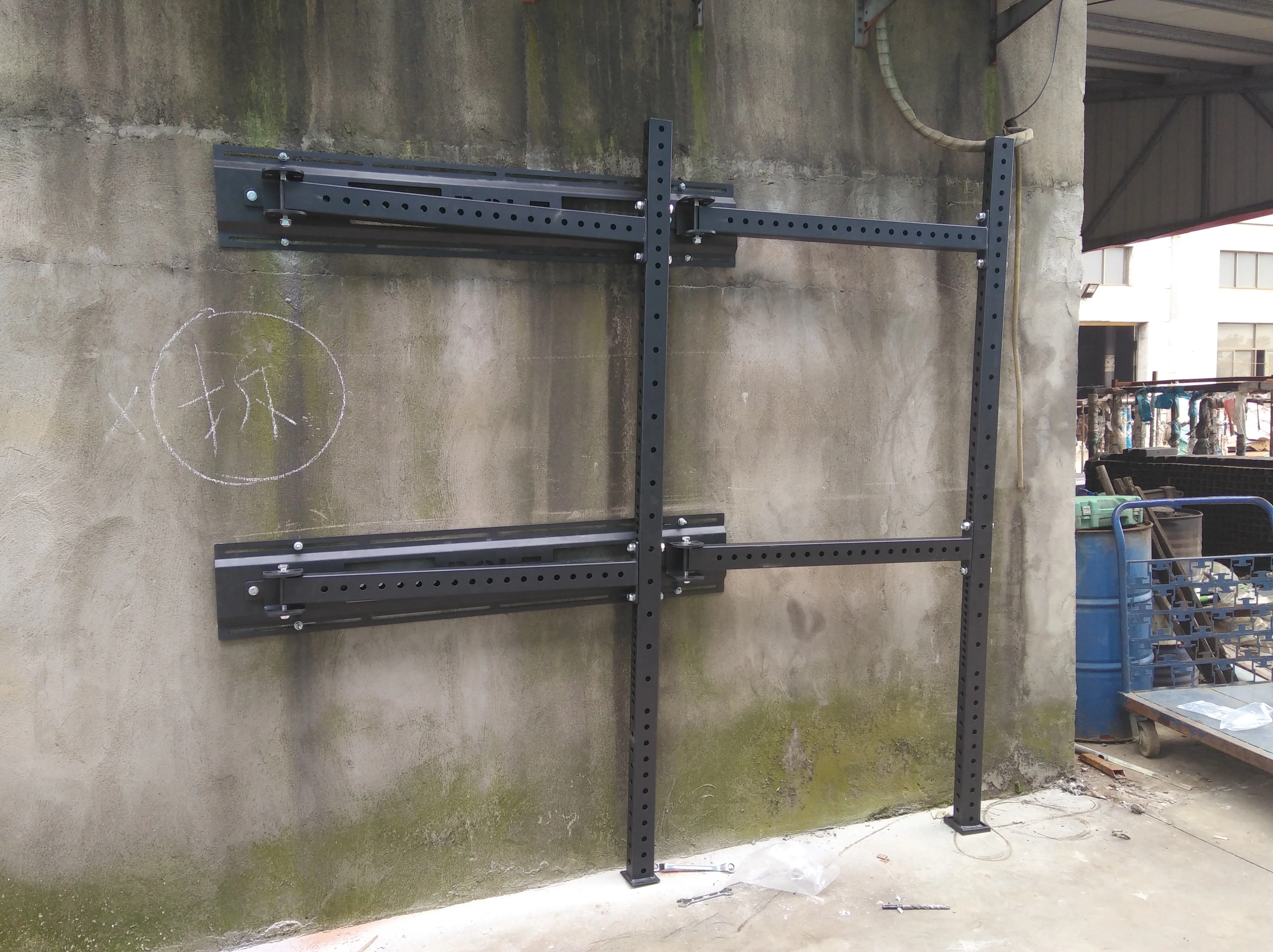 Facoty High quality Professional Wall Mount Squat Foldable rack collapsible rack