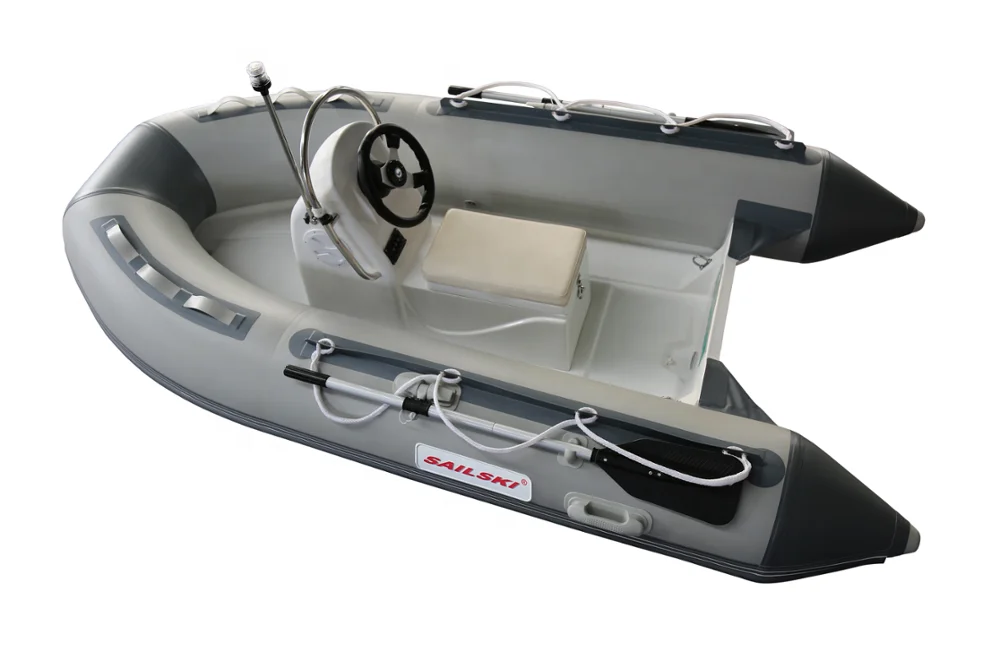 SAILSKI fiberglass hull RIB boat RIB300  3m/10ft with Jockey console and seat