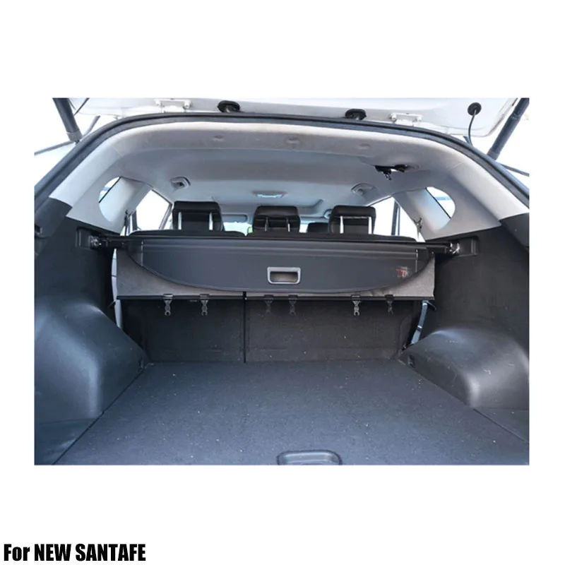 
Black Trunk Shade Rear Security Cargo Cover for NEW SANTAFE 