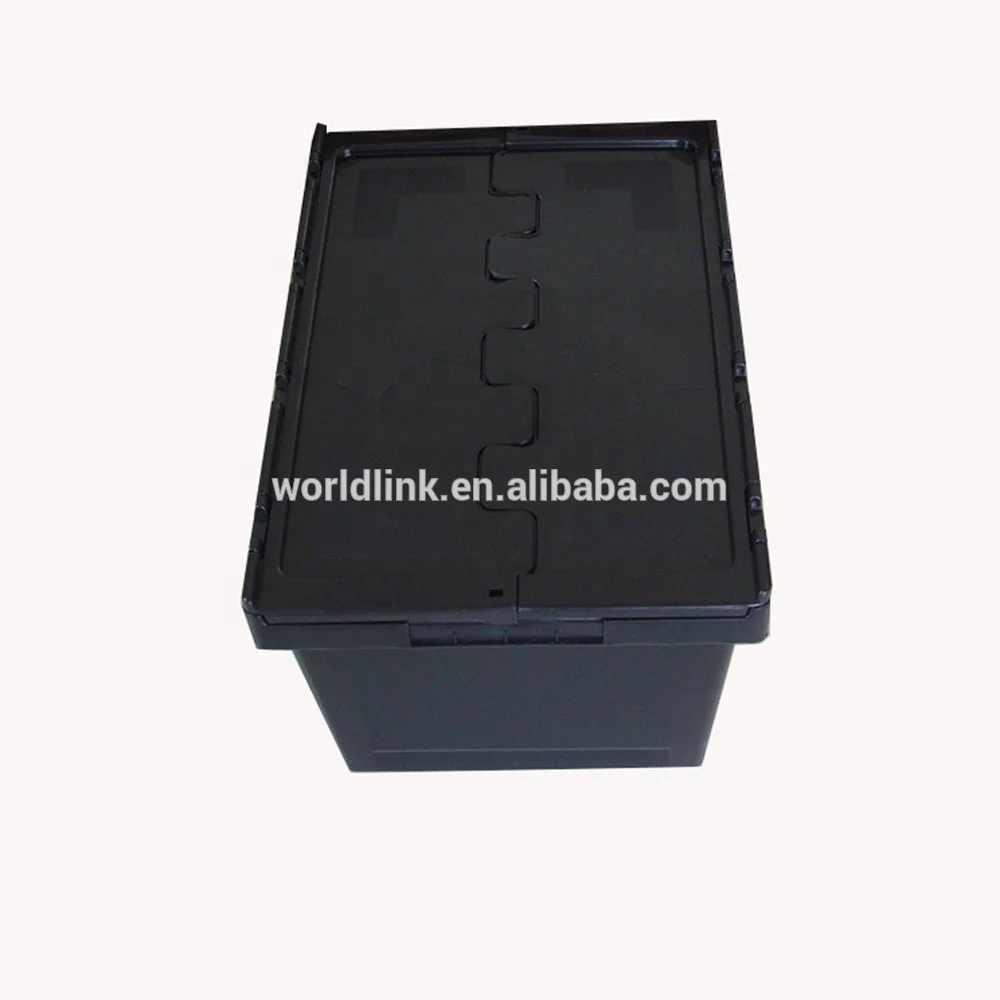 With Lid Transport Moving Plastic Tote Box For Sale