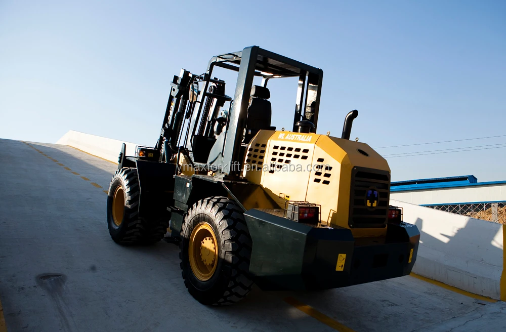 New side shifter/cabin/double wheel 10Ton Rough terrain forklift truck