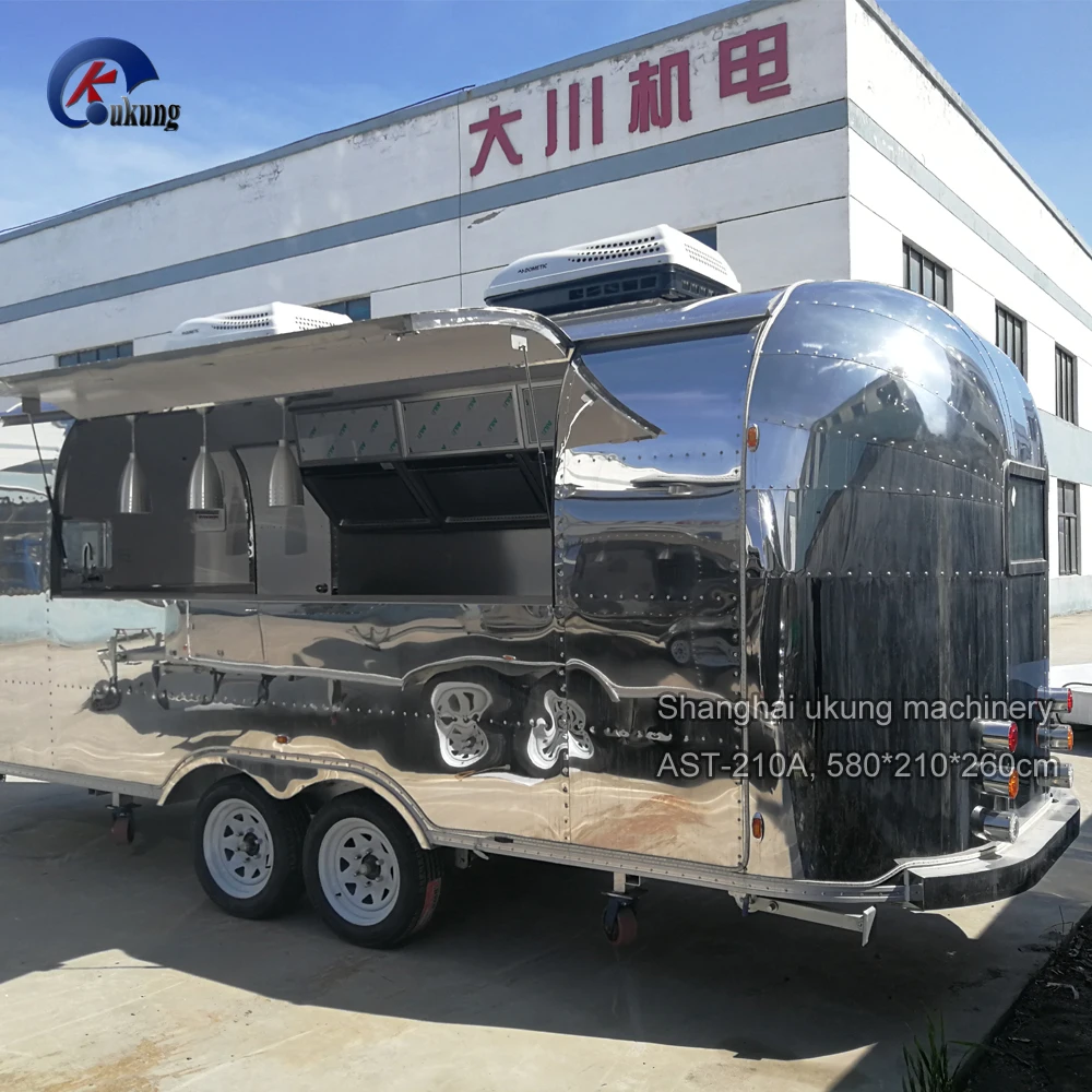 
UKUNG Travel Trailer Charm Sterling Silver Airstream Camper, airstream mobile kitchen 