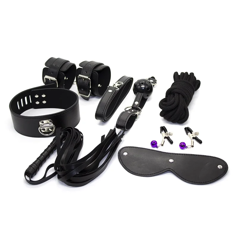 Sex Bondage BDSM Product 7Pcs Sets Handcuffs For Couples