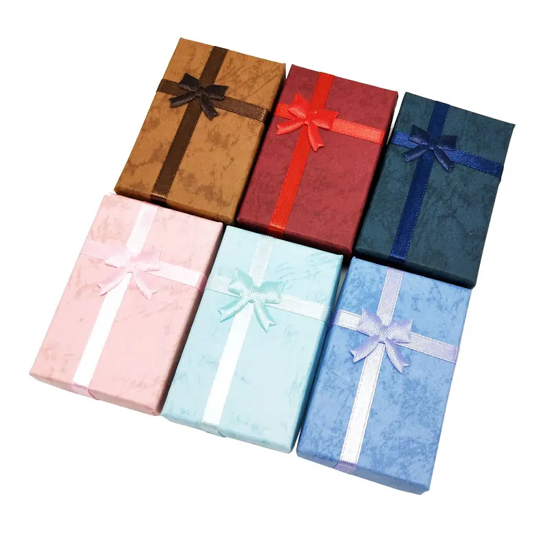 Wholesale Custom Your Own Logo Packaging Paper Jewelry Box for Necklace Bracelet Ring Earring cardboard custom made Paper Boxes