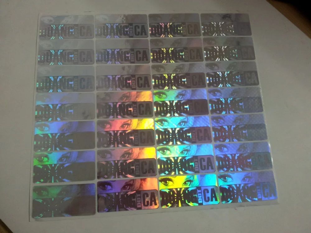 Hologram label\sticker 3D or 2D gold or silver