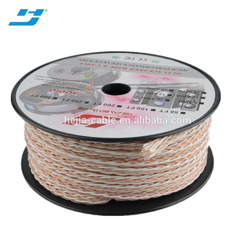 Модный акустический кабель высокого качества 16C Плетеный HIFI динамик