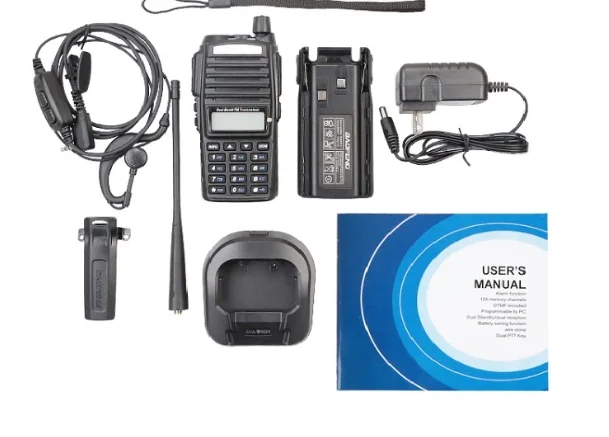  8 Вт UV-82 высокой мощности Dual Band Радио УКВ любительской (Ham) UV82 портативный иди и болтай Walkie
