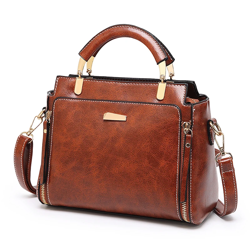 Wholesale 2020 Newest vintage pu leather bag cheap dubai women handbags