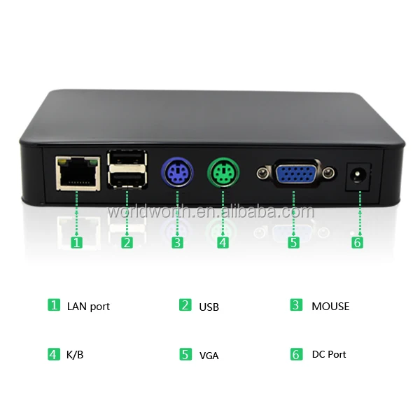 Thin Client Cloud computing PC Station FL200 with 3USB ports for schools computer lab Thin Client