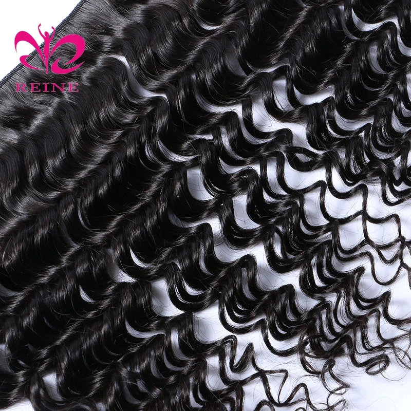 Main product natural style deep wave hair extensions 100% Cambodian human remy hair super double drawn weft hair