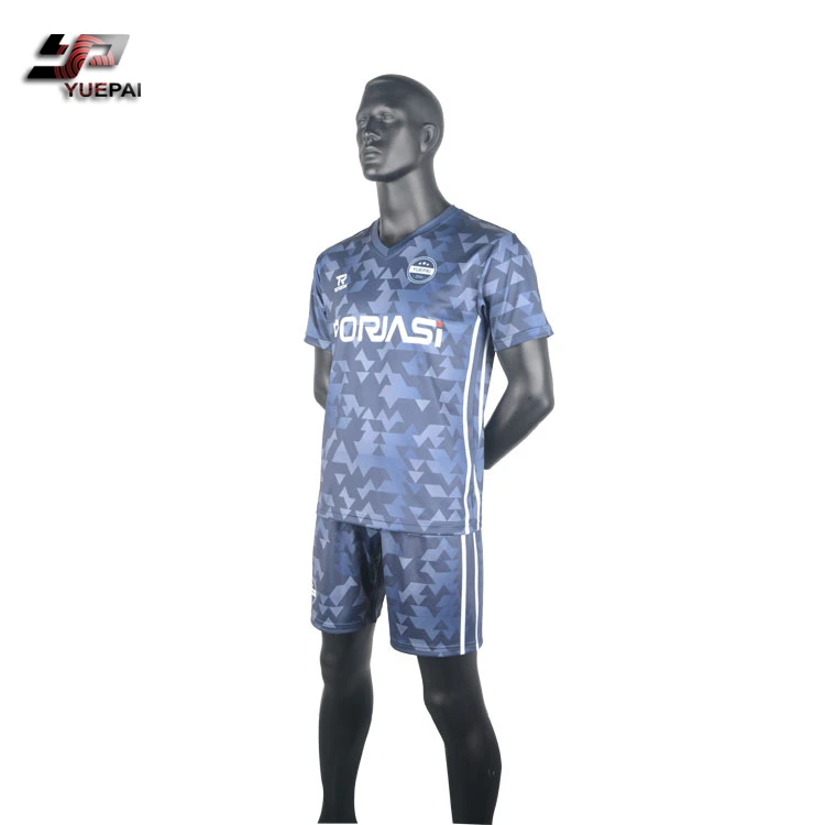 
Hot sale sublimation custom soccer suit latest football jersey designs 