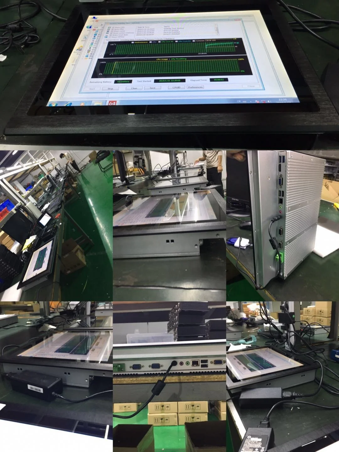 
HMI pc 19 inch hmi touchscreen panel fanless pc for automatic industrial panel computer hmi pc 
