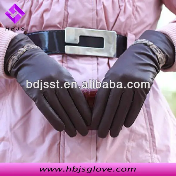 
Fashion ladies brown italian gloves exporters 