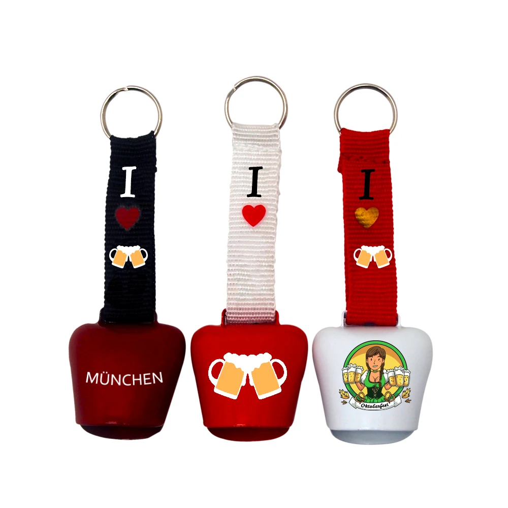 Hot sale swiss souvenir bells, metal bell with your own logo as promotional gifts