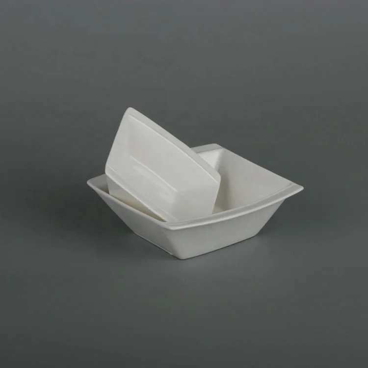 Wholesale rectangular shaped barbecue all sizes airline shape fine porcelain 