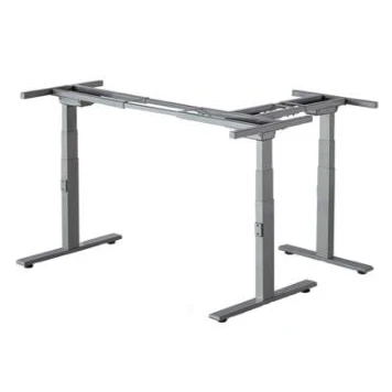 Electric Sit To Stand Office Desk L Shape Wholesale For Business Manager Foshan Lifting Frame Computer Adjustable Height Table