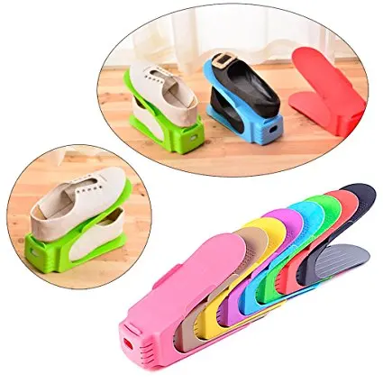 Shoe Slot Organizer and Shoe Space Saver Rack For All Size Shoes
