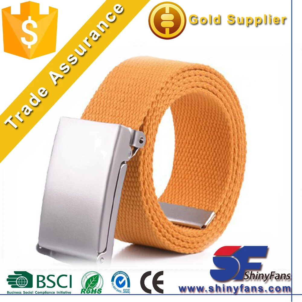 Fashion canvas belt with mini storage bags