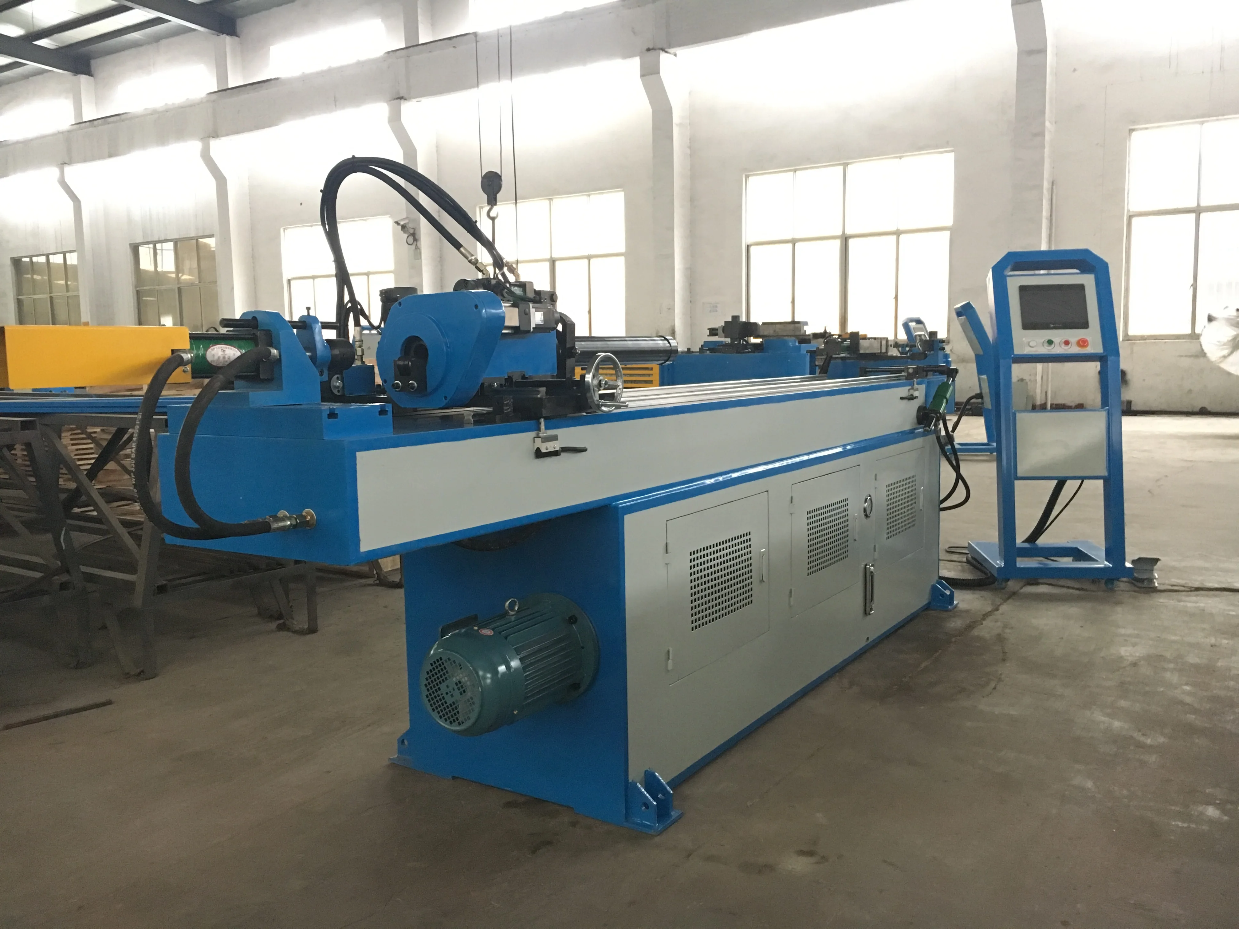Single Head CE Certificate CNC Pipe Bending Machine Semi Automatic Hydraulic Pipe Tube Bending Machine