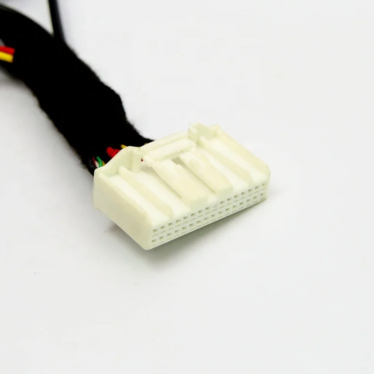 
custom automotive audio/video/camera auto connector cable wire harness 
