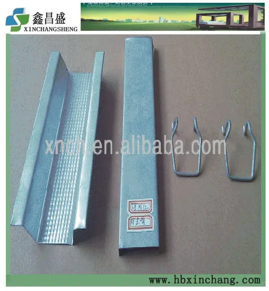 galvanized gypsum cornice mold ceiling grid components metal furring channel