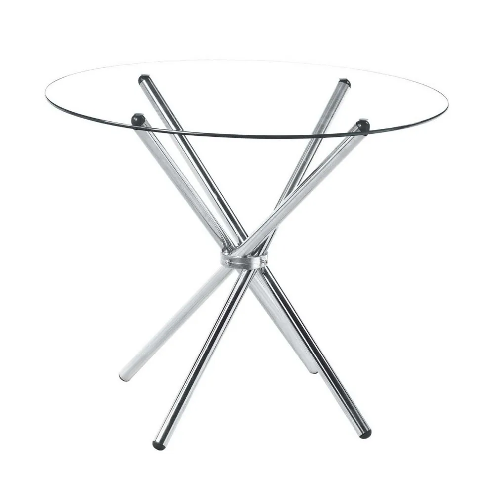 Cheap Tempered Glass Dining Table/ Dining Room Furtniure/Classic Modern Dining Table Set