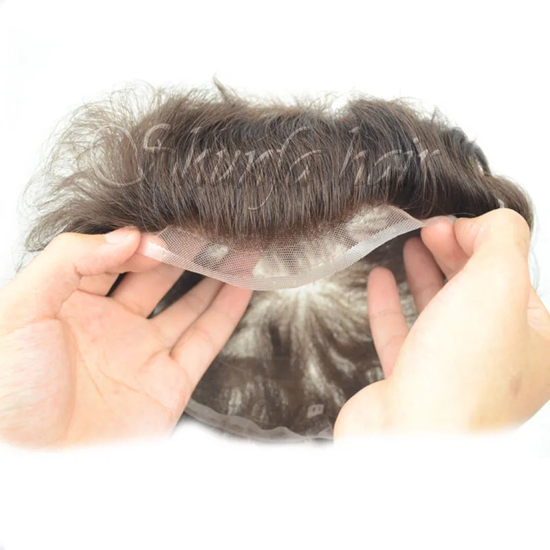 100% человеческие волосы, мужские волосы, парик плохого мужчины