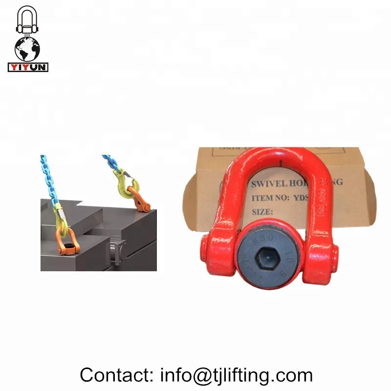 LIFTING shackle YDS lifting point/swivel hoist ring M8